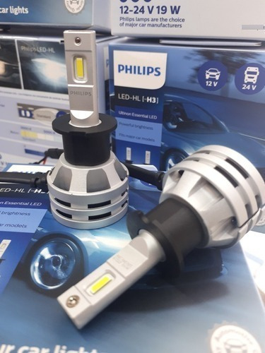 Lamparas H3 Led Philips Ultinon Essential 6500k X2