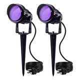 Sunvie 12w Led Luces Negras Blacklight Iluminacion Paisaj...