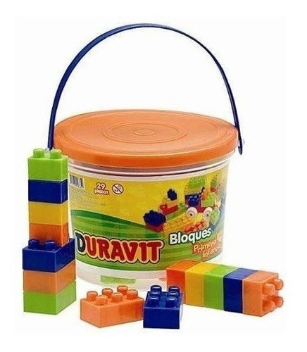 Bloques Duravit 665- Primera Infancia En Balde X 29 Piezas 