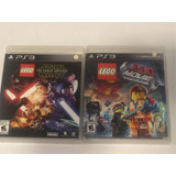 Ps3 Lego Star Wars Lego Movie Físicos Lote Orginales