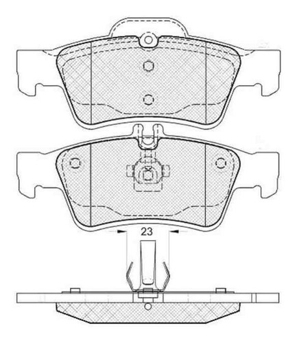 Pastillas Freno Para Mercedes Benz Clase S 320-350-450-500-6 Foto 2