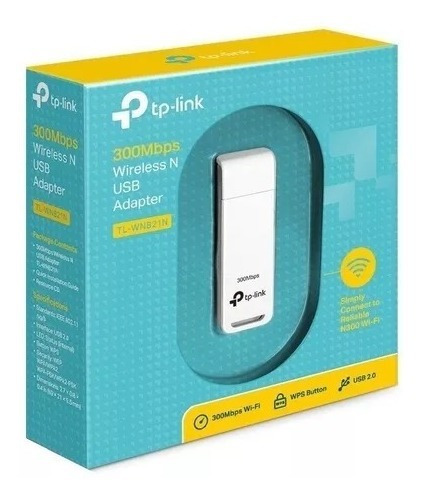 Adaptador Usb Wireless Tp-link Tl-wn821n 300mbps Wifi 2.4ghz