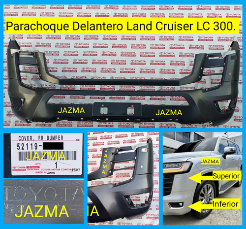 Parachoque Land Cruiser Lc 300 2021 Original Toyota  Foto 2