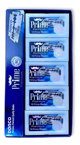 Filos Dorco Prime, Filos Para Navaja  100 Hojas Dobles.