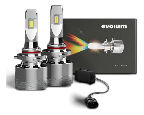 Focos Led Alta Y Baja Evolum Futuro 9006 25000 Lumenes 55w