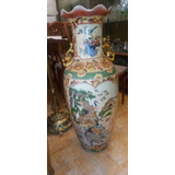 Antiguo Jarron Porcelana Oriental 90cm Alto No Envio!!! N427