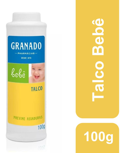 Talco Bebê 100g Granado