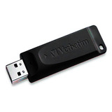 Memoria Usb Verbatim 16gb Slider Negra 2.0 Color Negro