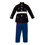 Vestido Azul Baby Trooper Youth Marine Corps De Primera Cali