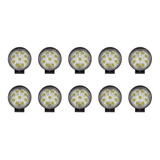 10 X Faro Auxiliar Led 27w P/ Raptor Ford Toyota Amarok Toro