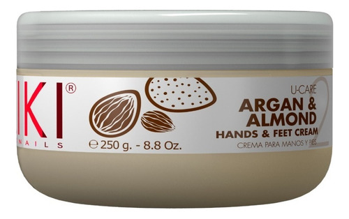  Crema Para Manos Y Pies Kiki Idraet Argan Y Almendras 250g