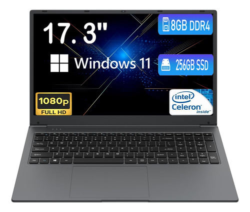 Mtwzmm Laptop De 17 Pulgadas, 8gb Ram 512 Ssd, Pantalla Fhd 