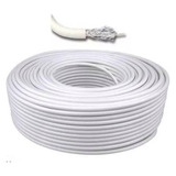 Pack 2 Rollos De Cables Coaxial Rg6 Blanco 305 Mts 