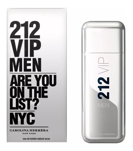 Carolina Herrera 212  Men Vip Edt 100 ml Para  Hombre