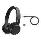 Audífonos Inalámbricos Philips Bass Tah4205 On-ear Negro 