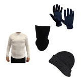 Combo Termico!camiseta+gorro Lan+cuello+guant -6 Cuo