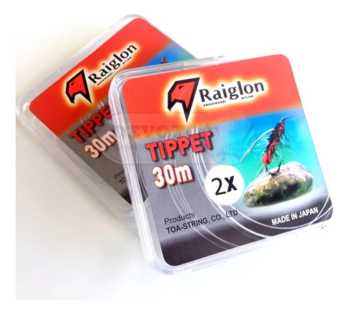 Tippet Raiglon 30 Metros Made In Japan Fly Fishing Tippet Varias Medidas 0x\u002F 1x\u002F 2x\u002F 3x\u002F 4x\u002F 5x\u002F 6x | Envío gratis