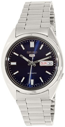 Reloj Seiko Para Hombre Snxs77 Automático Con Tablero Azul