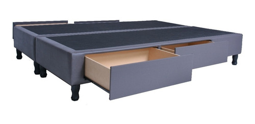 Cama Con 4 Cajones, 2 Plazas 140 X 190 Cm Entrega Sin Cargo*