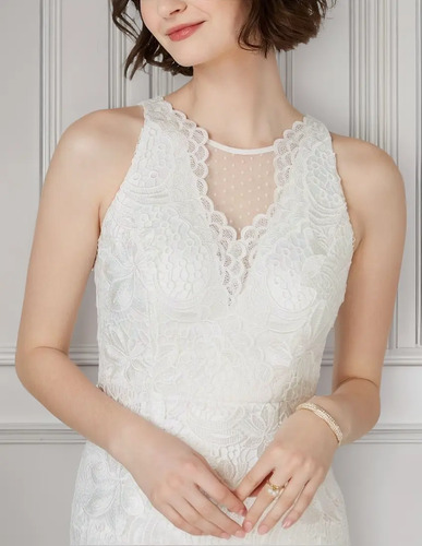 Vestido Novia. Ideal Para La Recepción Civil De Tu Boda.