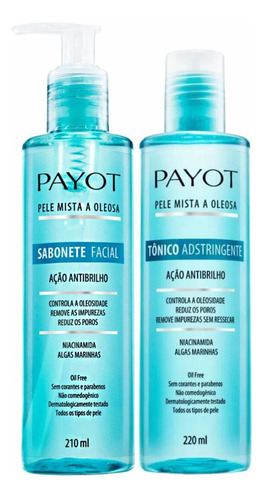 Sabonete + Tônico Payot Pele Mista/oleosa 210ml+220ml