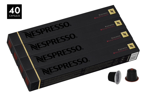 Pack De 40 Cápsulas De Café Espresso Ristretto