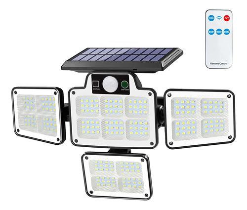 Luz Led Solar Con Sensor De Movimiento Para Exteriores Ilum