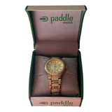 Reloj Pulsera Paddle Watch Mujer Vintage Dorado Original