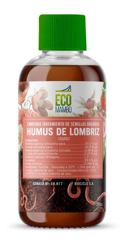 Humus De Lombriz Ecomambo X 250cc