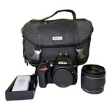  Nikon D3500 + Lente 18-55mm Vr Dslr + Maleta 