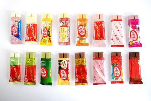 Kit Kat Exotico Surtido Dulce Japones Coreano Minis 5 Piezas