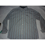 L Camisa Chaps Ralph Lauren Talle Xxl Rayada Verde Art 59989