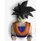 Goku - Dragon Ball - Paper Craft Papercraft Papel Pdf