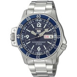 Seiko 5 Sports # Skz209j1 Atlas Mapa Meter Hombre Acero