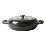 Paellera Hierro Fundido Enlozado Apto Horno C/asas 32cm Wok