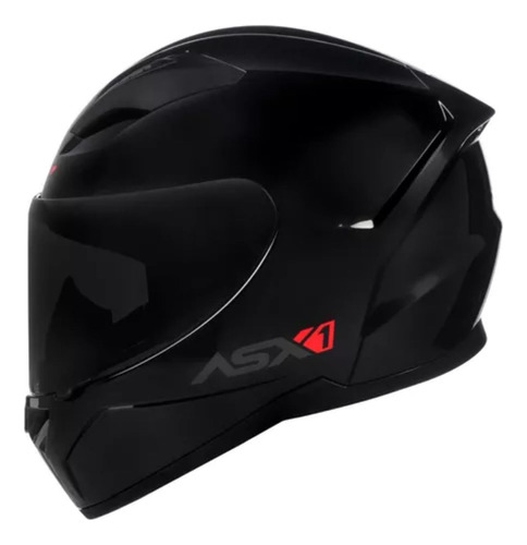 Capacete Asx/ Axxis City Start Brilhante Preto Grafite Solid