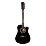 Guitarra Docerola Eacustica Symphonic Negra J-20ce Blk