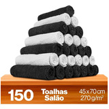 Kit C/ 150 Toalhas De Rosto P/ Salão 45 X 70cm Frete Grátis