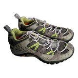 Zapatillas Trekking Merrell Siren Sports Gris Us 7 Mujer