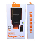 Carregador Turbo 3.0 + Cabo Tipo C Hmaston 30w - Y59-3