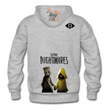 Poleron Con Cierre + Botella, Little Nightmares, Six Y Mono, Videojuego, Xxxl / Thekingstore