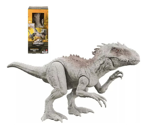 Indominus Rex Jurassic World Dinosaurio Sonido Muñeco