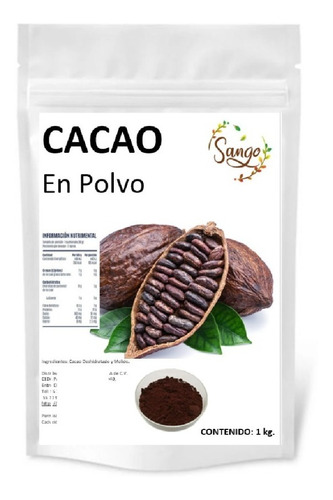 1 Kg De Cacao En Polvo 100%