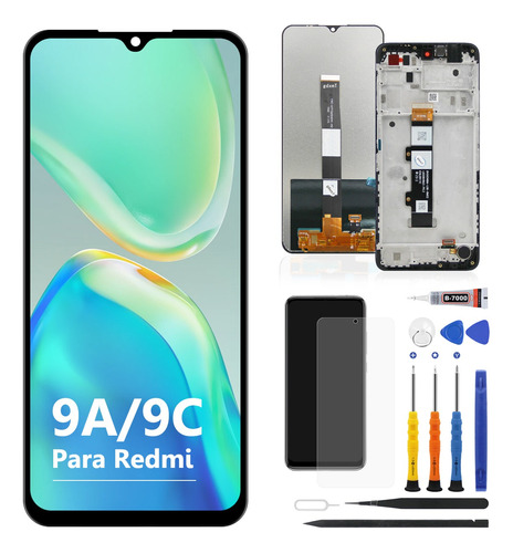 Pantalla Para Original Xiaomi Redmi 9c 9a Con Marco