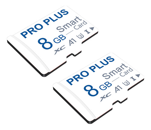 Tarjeta De Memoria Micro Sd Pro Plus U3 V10 Blanca De 8 Gb,