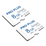 Tarjeta De Memoria Micro Sd Pro Plus U3 V10 Blanca De 8 Gb,