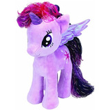 Peluche Pony Pelo Largo Lila 22cm 