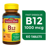 Metilcobalamina Vitamina B12 1000 Mcg 60 Caps Eg Bb0