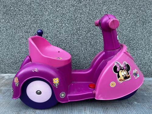 Moto A Batería Infantil De Minnie