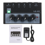 , Amplificador De Fone De Ouvido Mixer De 4 Canais